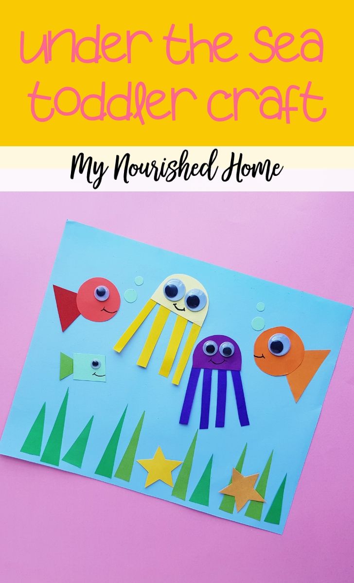 Under the Sea Toddler Craft for Kids - MyNourishedHome.com