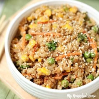 Cauliflower Fried Rice Recipe - MyNourishedHome.com