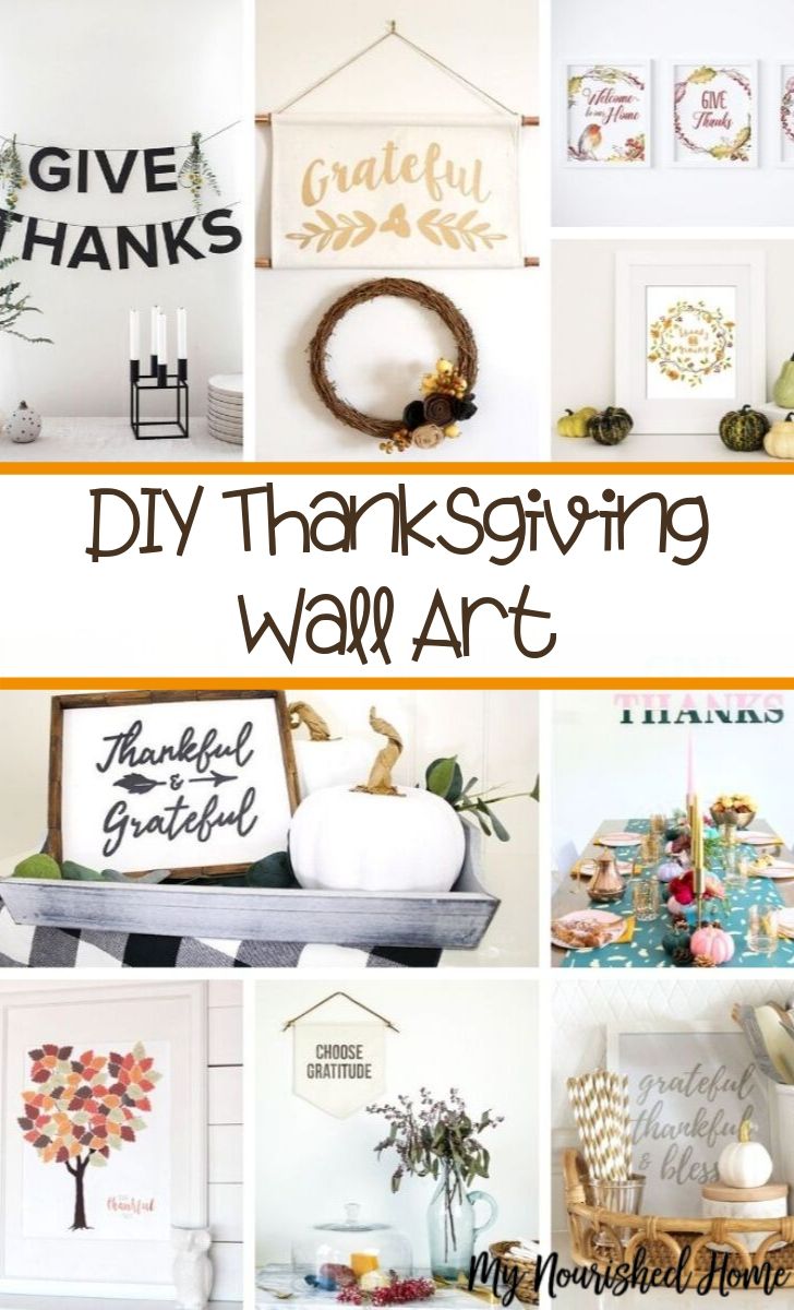 DIY Thanksgiving Wall Art - MyNourishedHome.com
