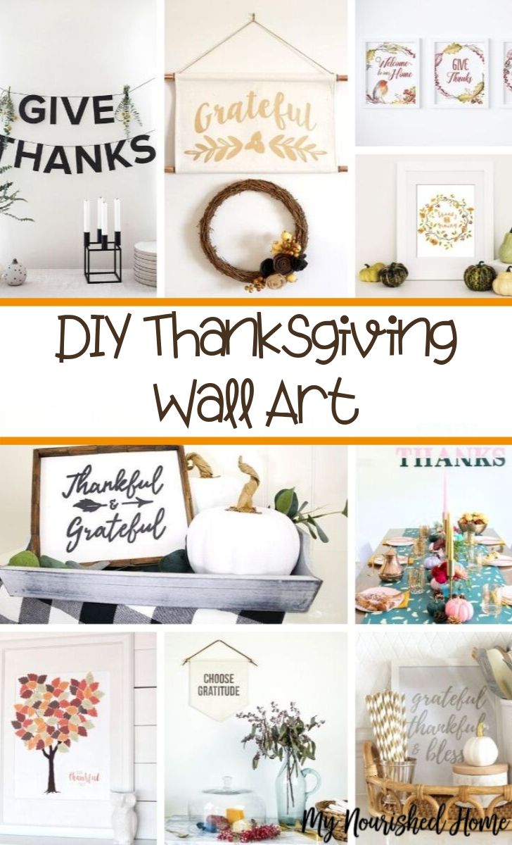 DIY Thanksgiving Wall Art - MyNourishedHome.com