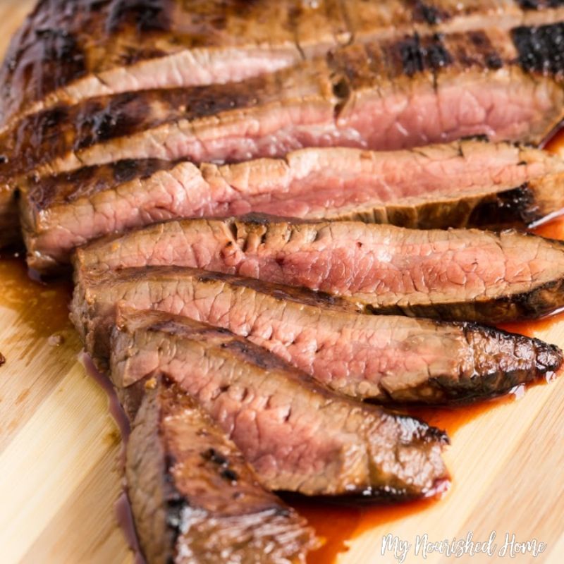 Cast Iron Flank Steak - Spoonful of Flavor