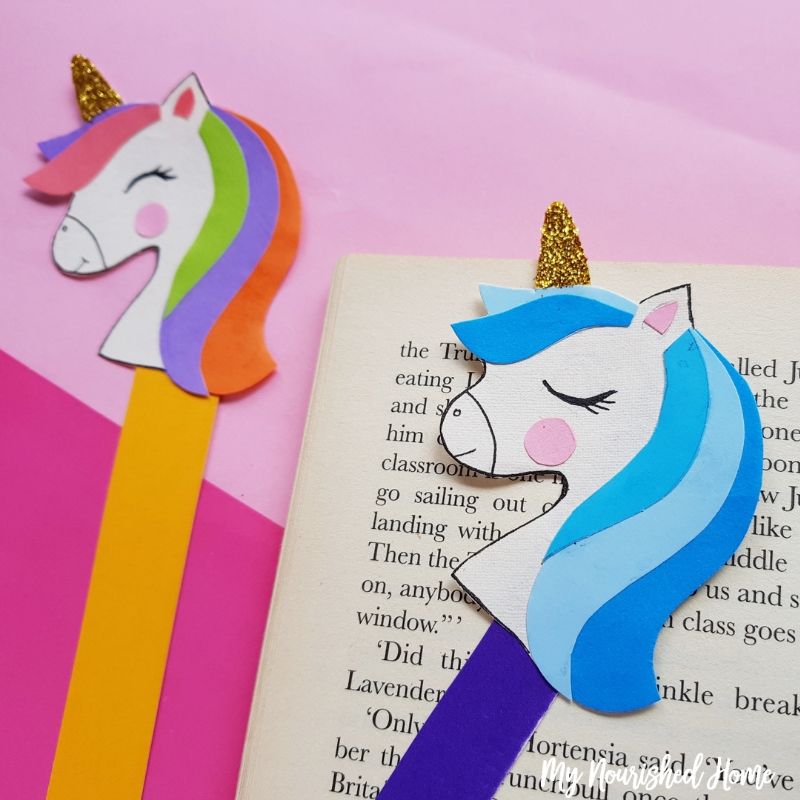 Pointer Unicorn Bookmarks - MyNourishedHome.com