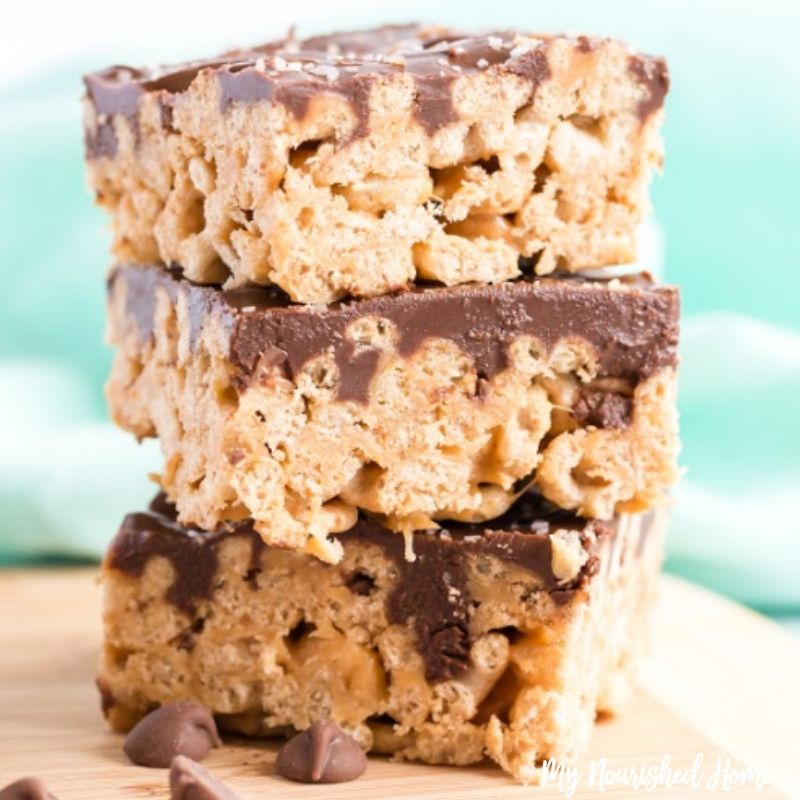 Salted Caramel Oat Bars Recipe - MyNourishedHome.com