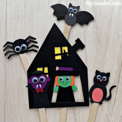 Halloween Puppets for Kids | My Nourished Home