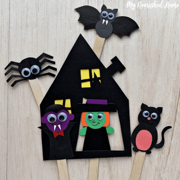 Halloween Puppets for Kids | My Nourished Home