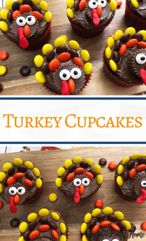 Thanksgiving Turkey Cupcakes | My Nourished Home