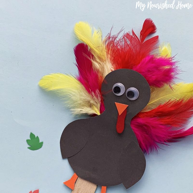 Paper shop turkey craft