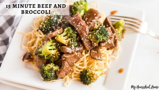 quick and easy beef and broccoli