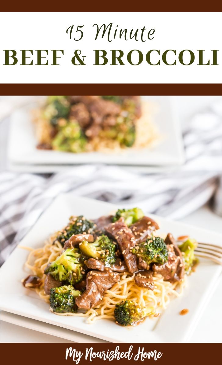 15 Minute Beef and Broccoli
