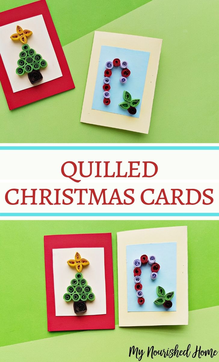 quilled Christmas Card tutorial