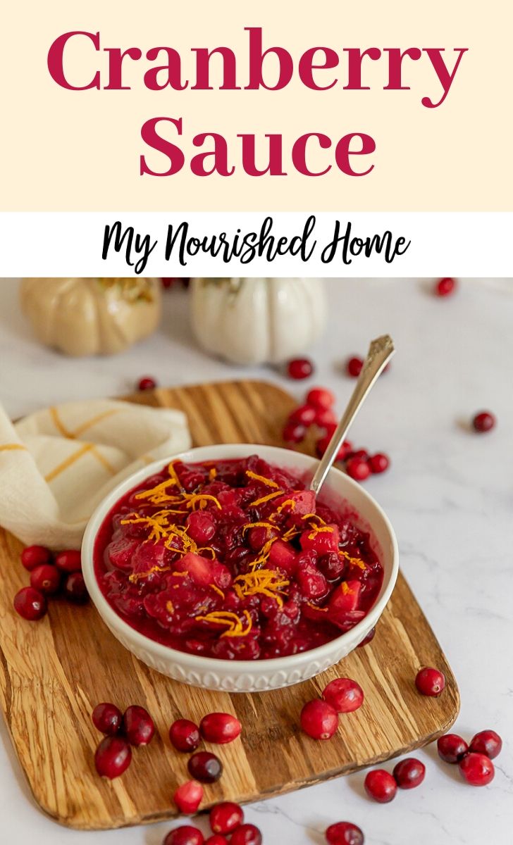 This naturally sweetened version of cranberry sauce is more like relish than canned jelly!