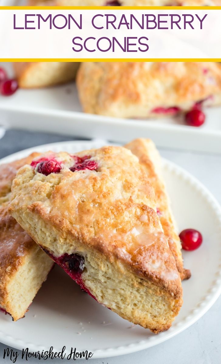 Lemon Cranberry Scones