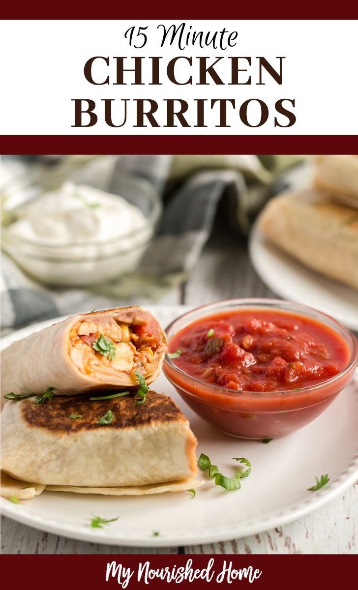 How to make chicken burritos in 15 minutes