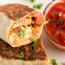 15 Minute Chicken Burrito