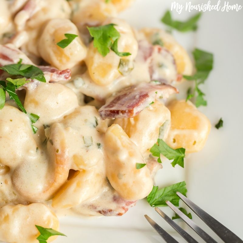 Creamy Mushroom Gnocchi recipe