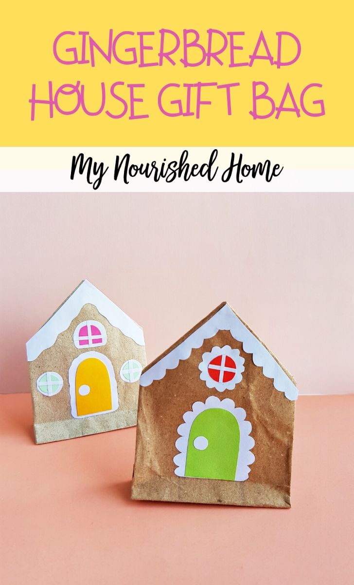 paper gingerbread house template printable