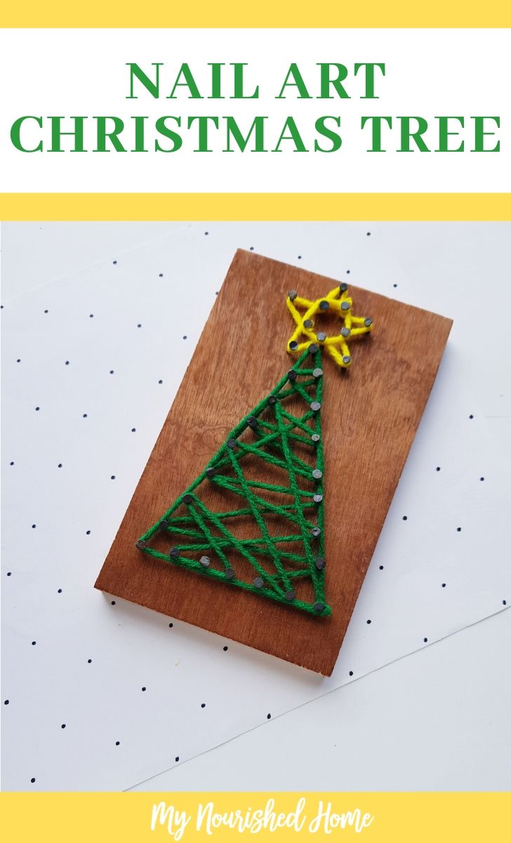 String art crafts for kids this Christmas