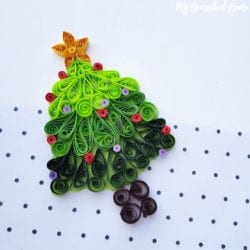 Quilled Christmas Tree Craft