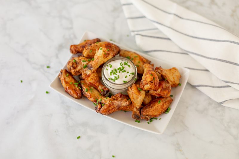 Frozen Chicken Wings in the Air Fryer Recipe