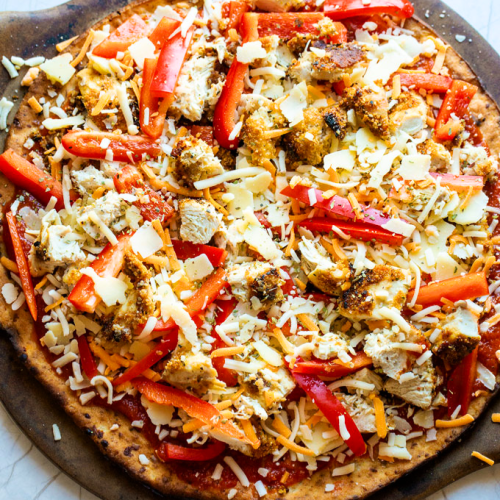 Parmesan Pizza | My Nourished Home