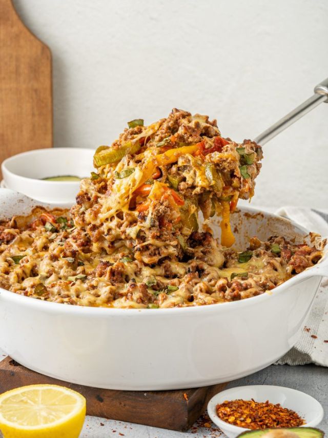 Keto Taco Casserole | My Nourished Home