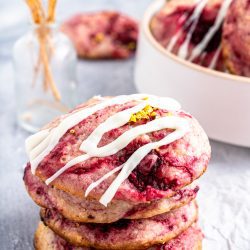 White Chocolate Raspberry Cookies dessert