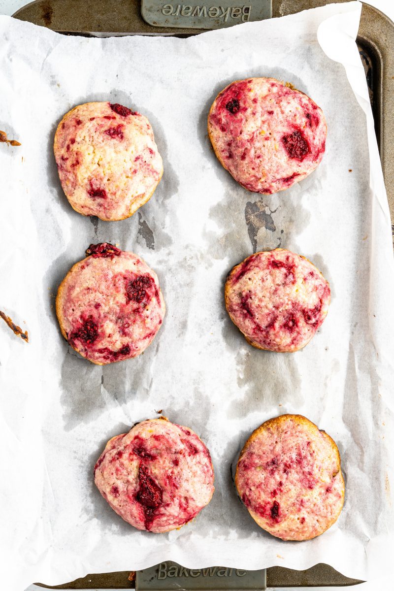 Baking Raspberry Cookies
