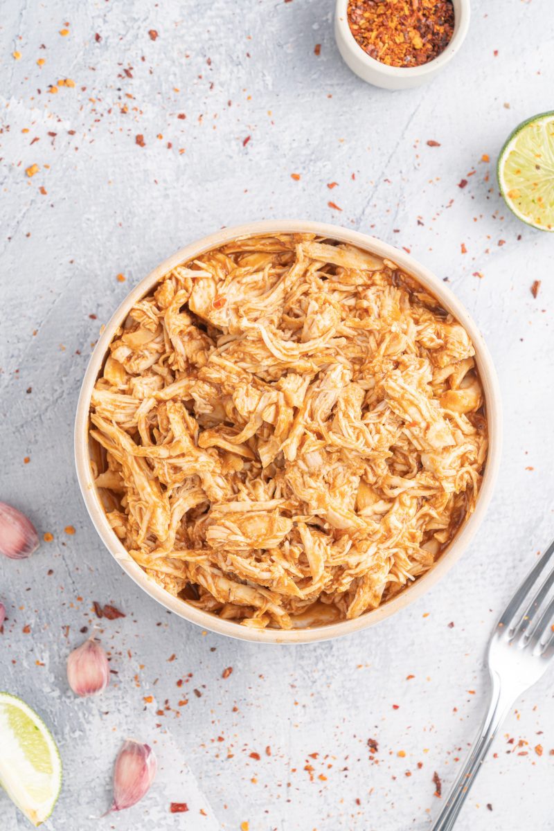 Pulled Chicken in a bowl 