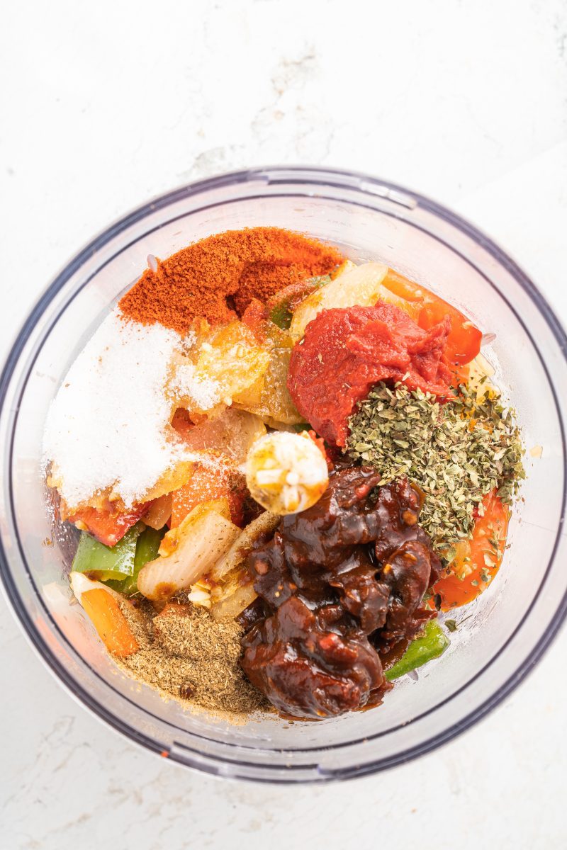Ingredients to Chipotle Sofritas Recipe