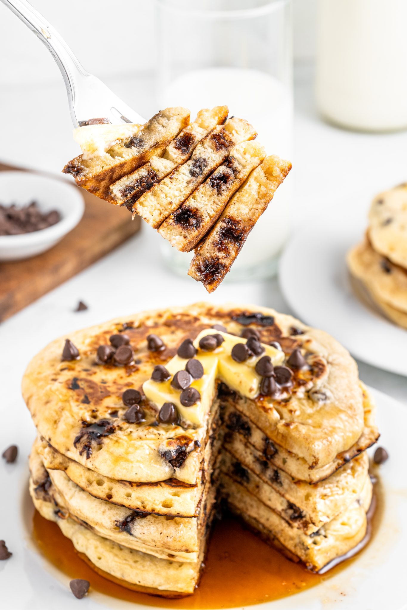 Chocolate Chip Pancakes My Nourished Home Recipes Chocolate Chip Pancakes My Nourished Home Recipes