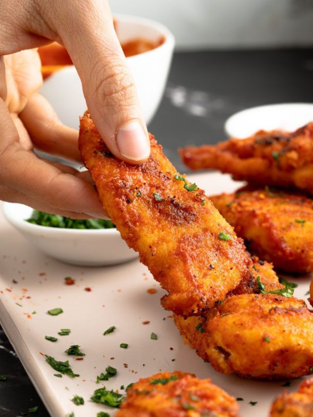 Give These Deliciously  Crispy Keto Chicken Tenders a Try Today!