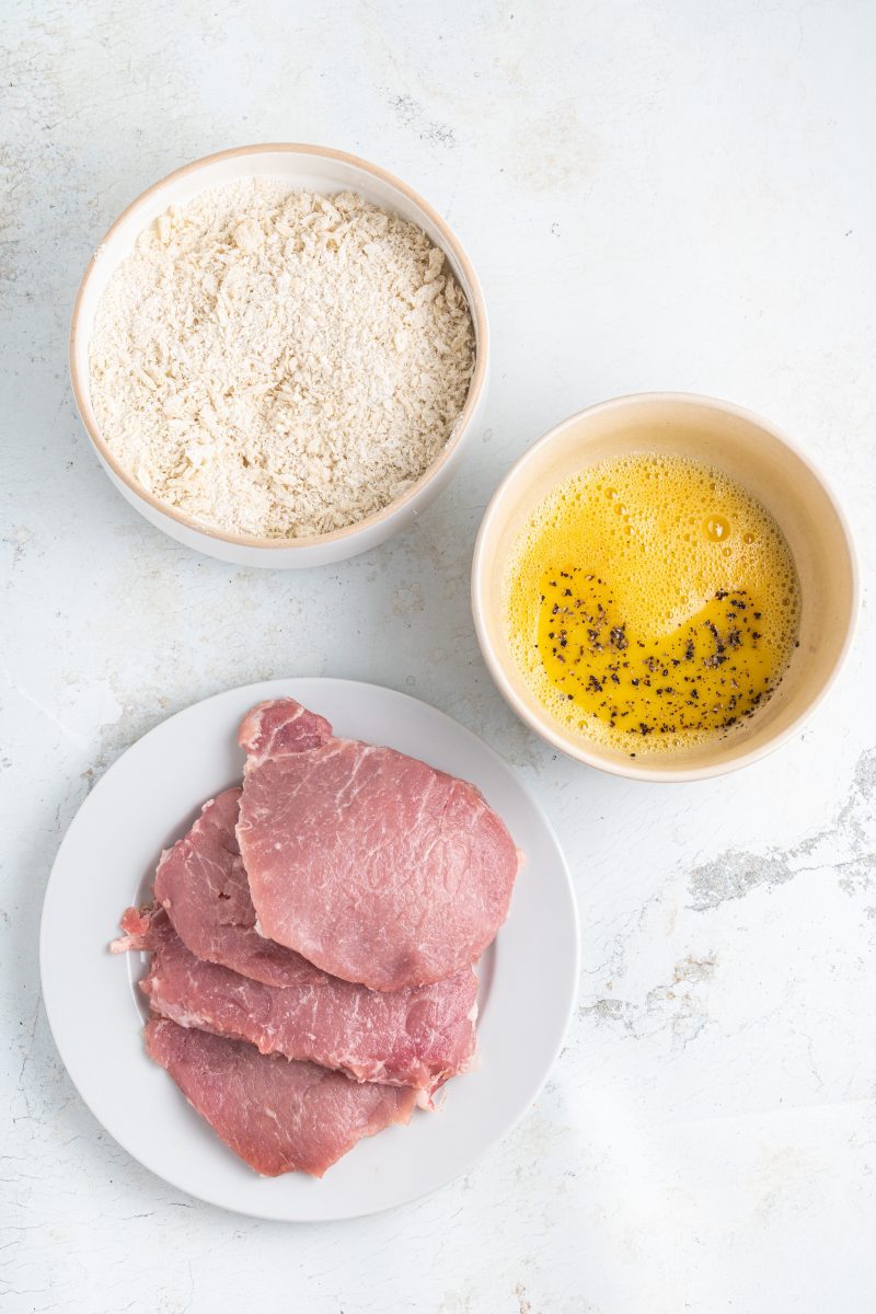 Key Ingredients to Pork tonkatsu