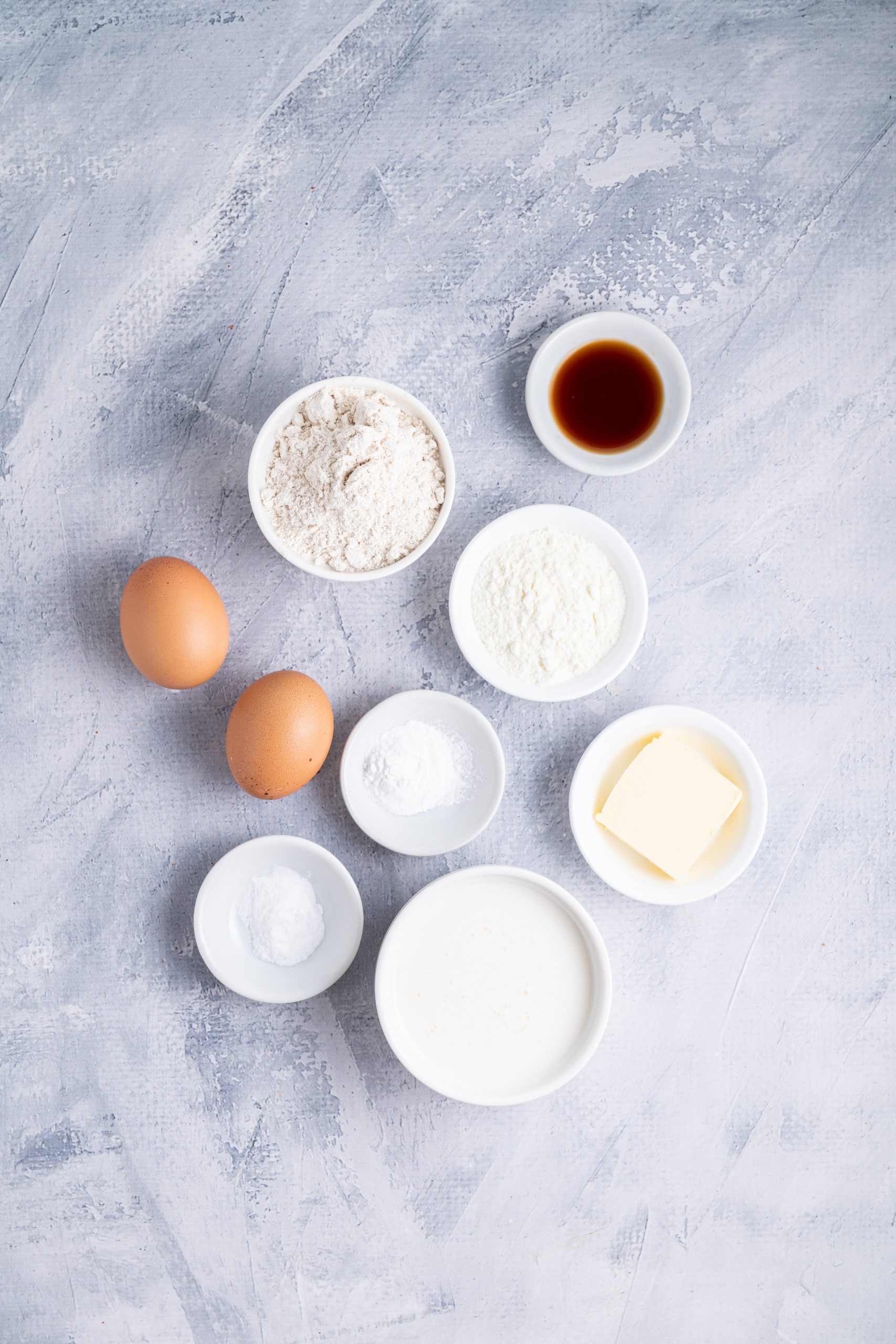 Ingredients to High Protein Pancakes
 