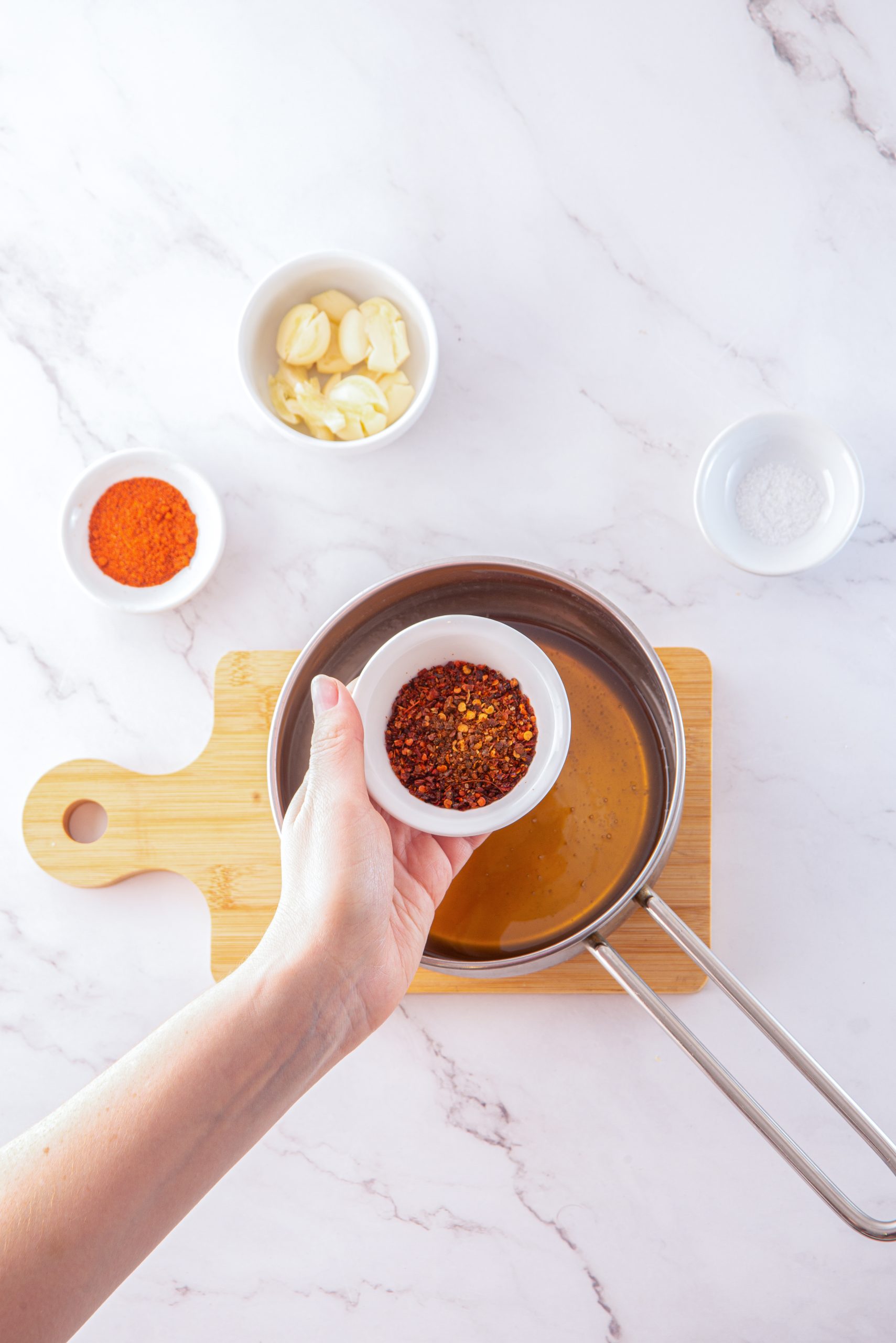 Ingredients to Hot Honey