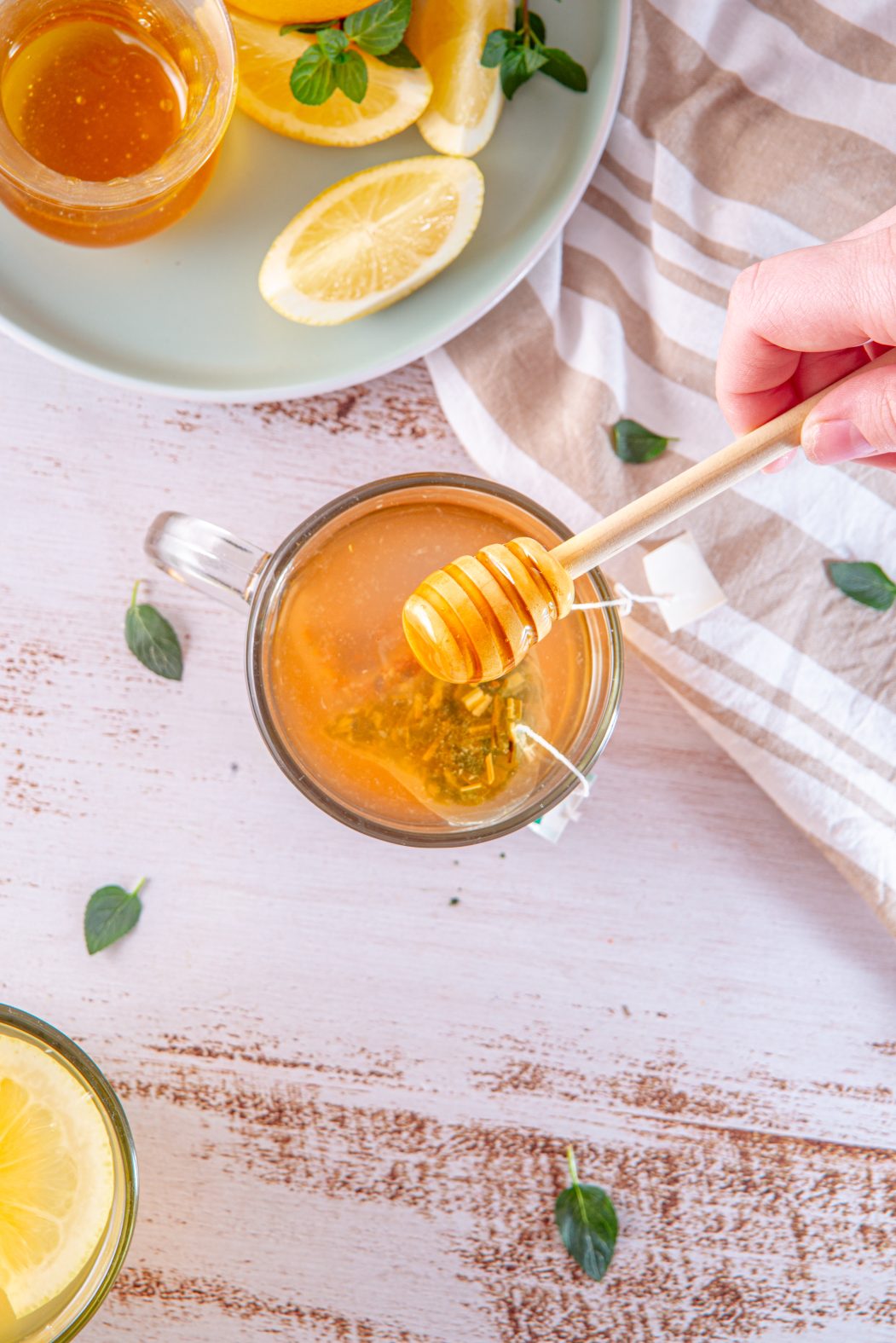 Starbucks Copycat honey citrus mint tea
