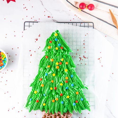 Christmas Tree Cake | My Nourished Home