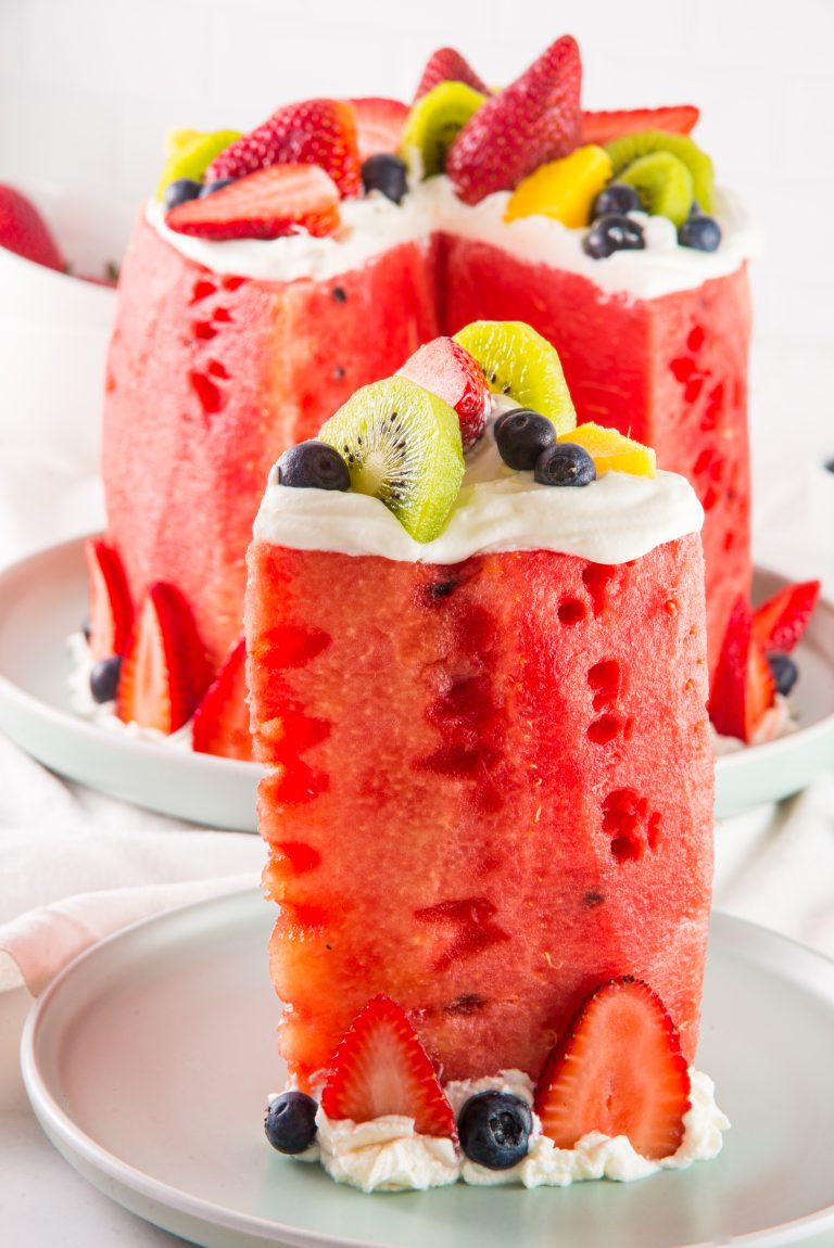 Watermelon Fruit Cake | My Nourished Home | Recipe