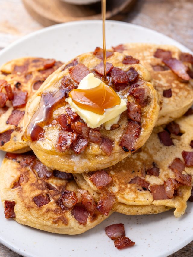 These Bacon Pancakes are the Perfect Balance Between Sweet and Savory!