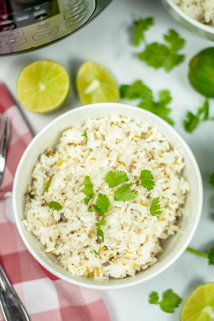 Cilantro Lime Rice Instant Pot