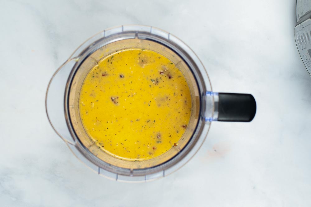 blender with egg bite blend inside it