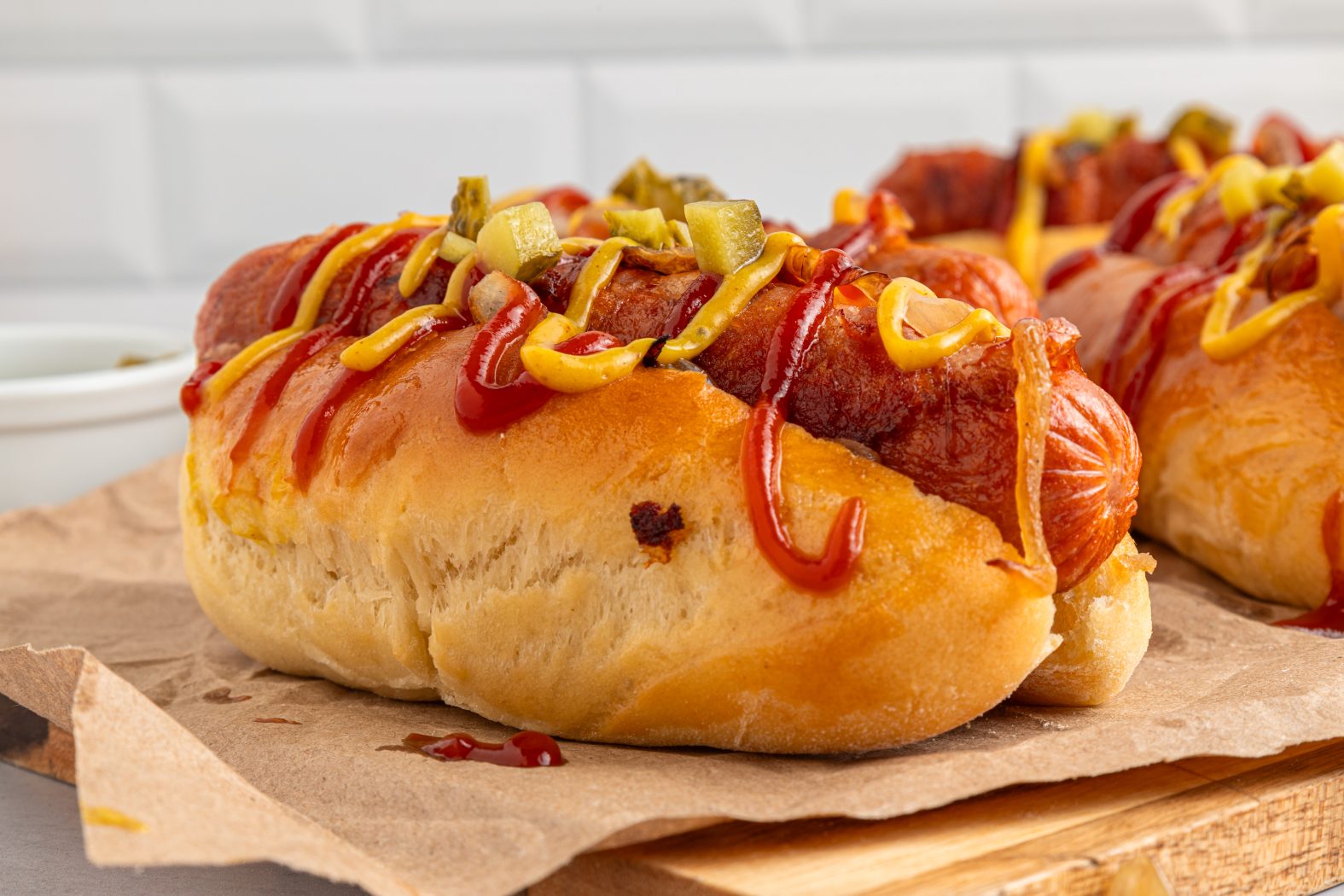 bacon wrapped hot dog