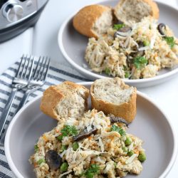 Instant pot chicken and rice meal