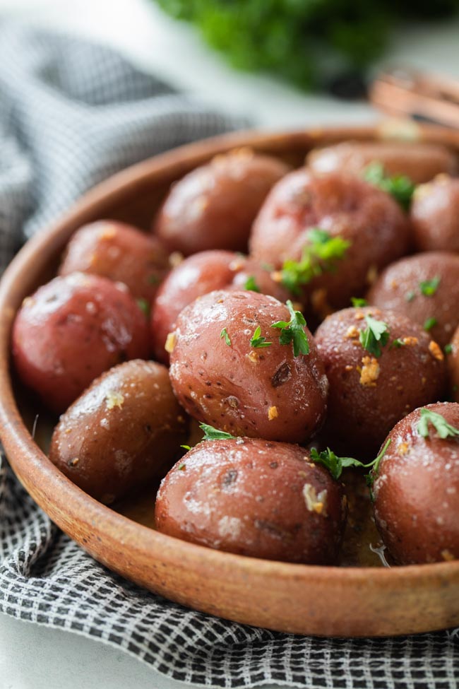 Instant Pot Baby Potatoes in a bowl