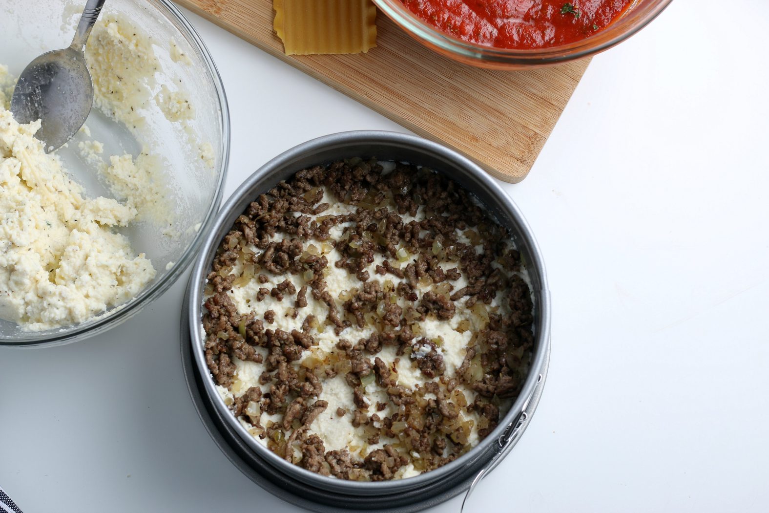 meat layer of lasagna for instant pot lasagna