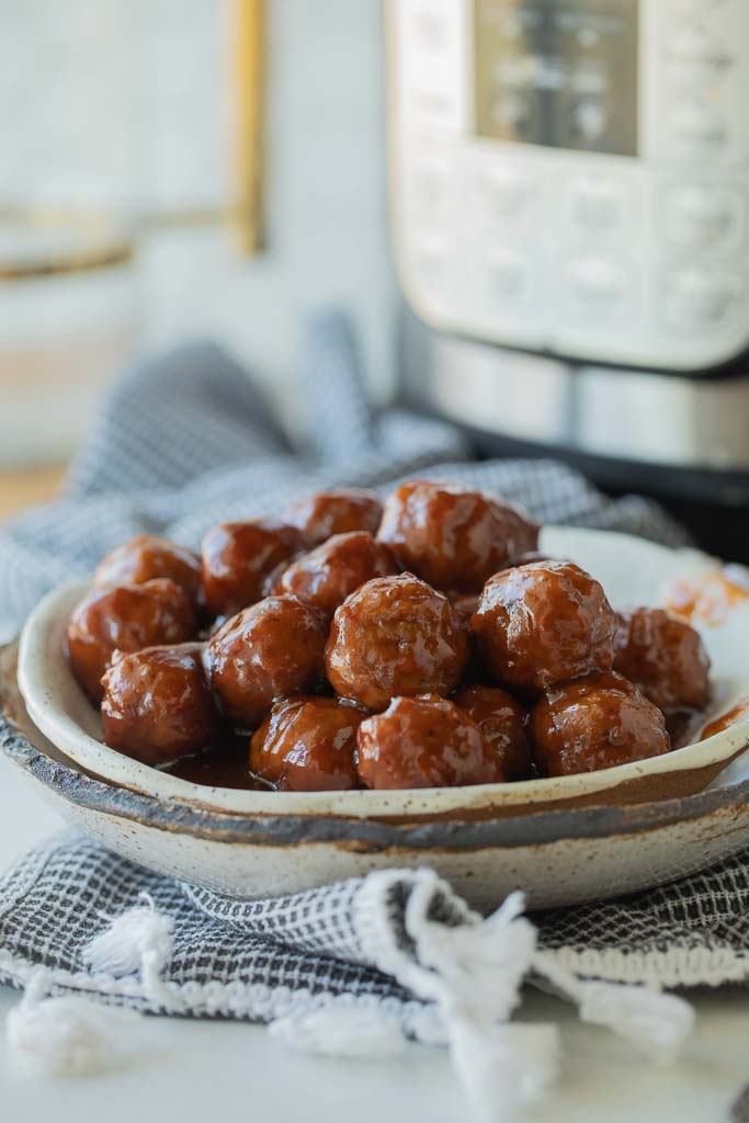 instant pot grape jelly meatballs