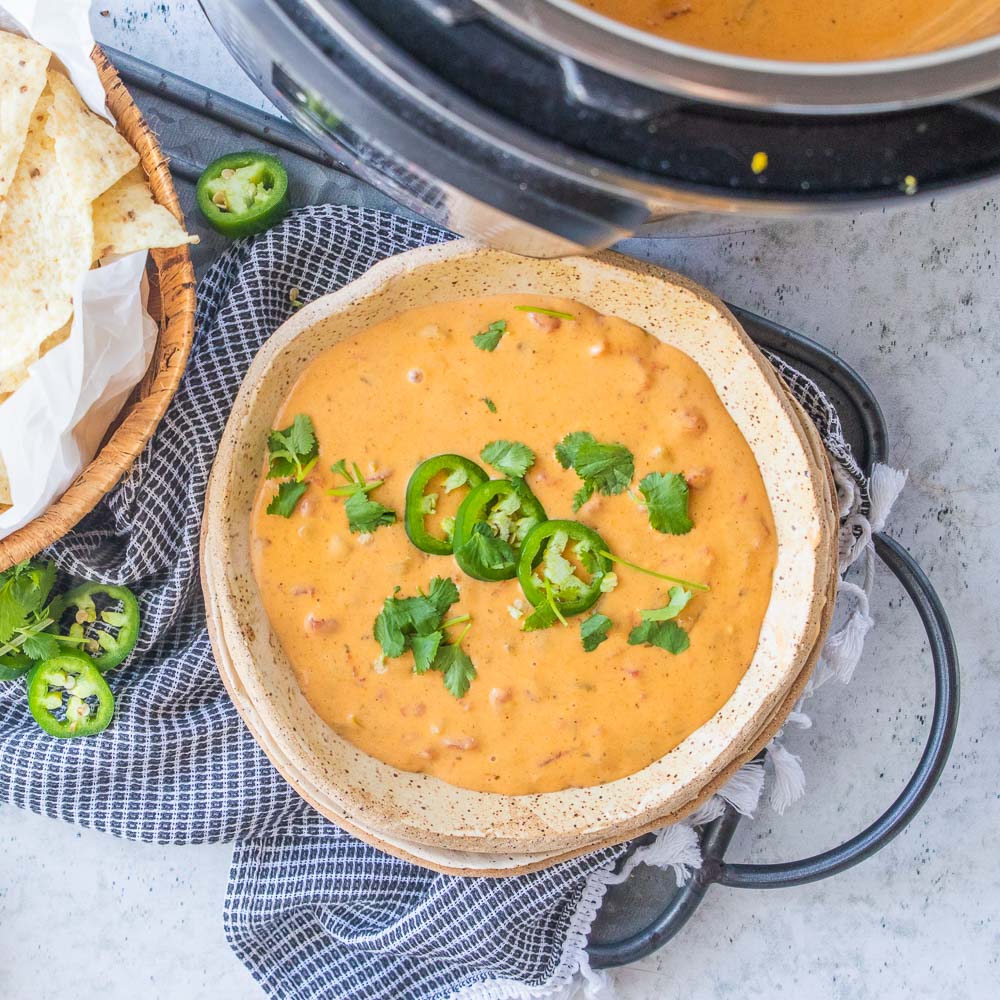 queso near an Instant Pot