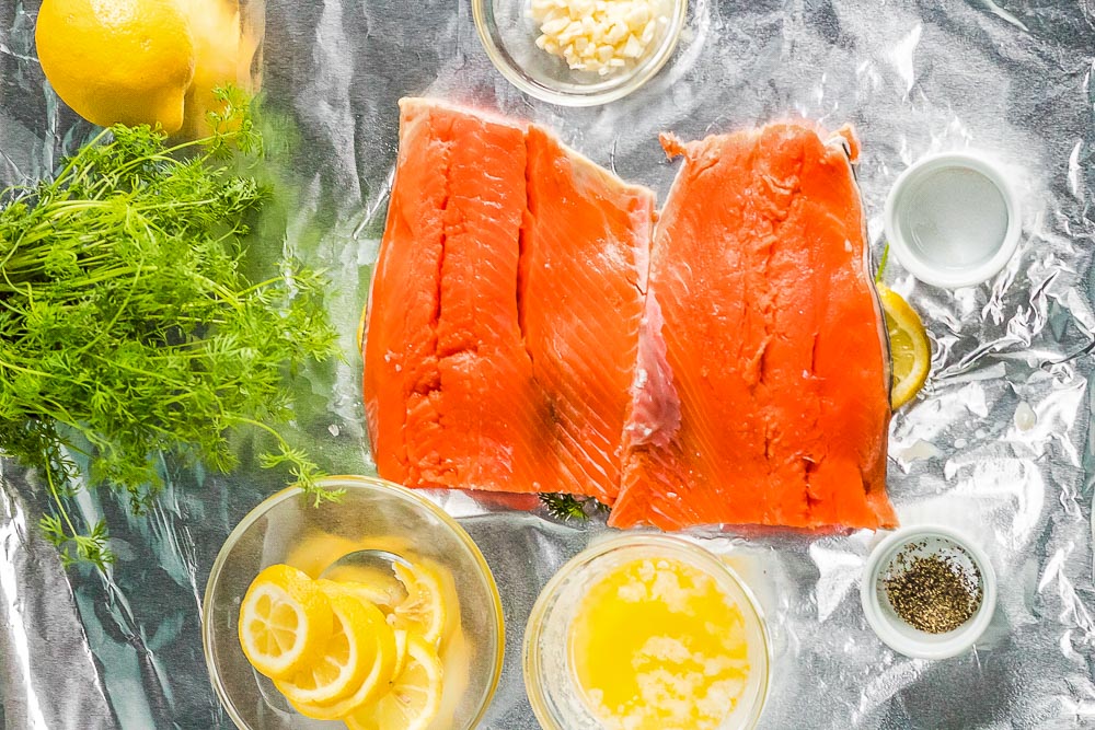Instant Pot Salmon Ingredients
