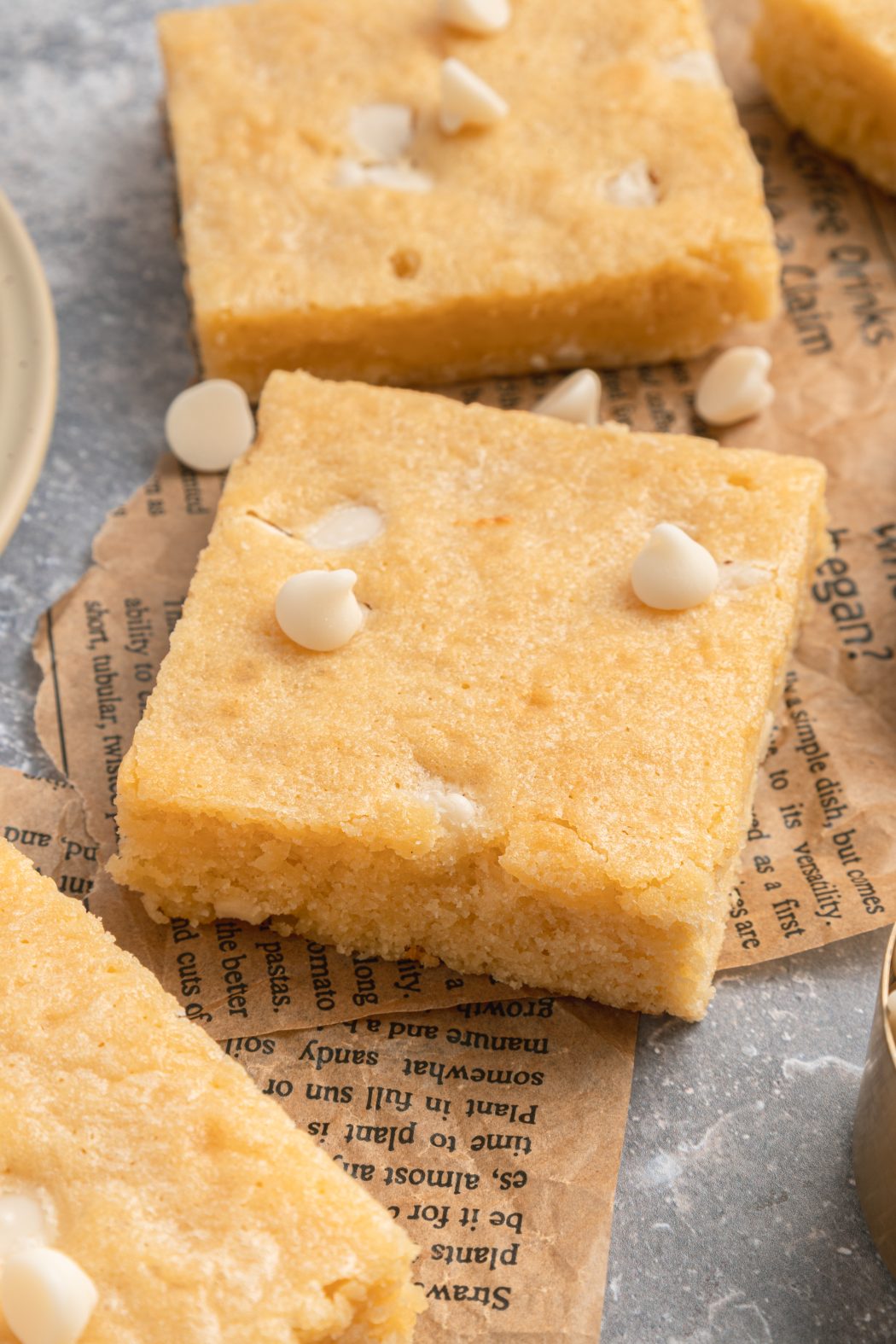 white chocolate brownies